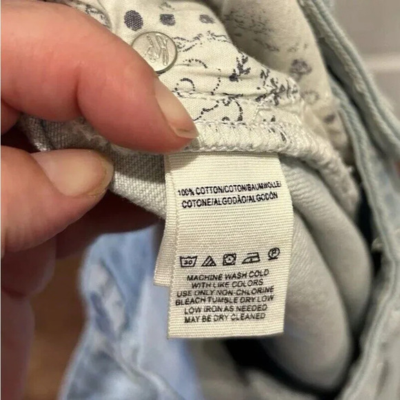 We the Free by Free People Going Rogue Patched Mini Skirt in Tidal Wave 28 - Picture 7 of 7